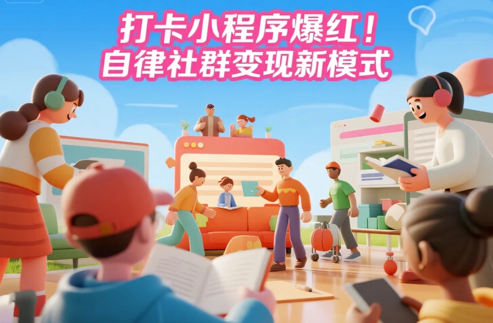 打卡小程序爆紅!自律社群變現(xiàn)新模式
