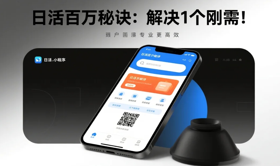 工具小程序日活百萬(wàn)秘訣:解決1個(gè)剛需!